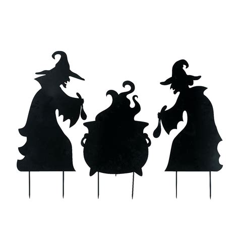 Spooky Yard Signs and Silhouettes